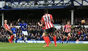 Framed Print : Idrissa Gueye Scores First Everton Goal: Everton 1-0 Sunderland, Premier League (Goodison Park) Framed Print : Idrissa Gueye Scores First Everton Goal: Everton 1-0 Sunderland, Premier League (Goodison Park)