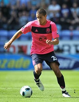 Images Dated 30th April 2011: Intense Battle: Jack Rodwell vs. Wigan Athletic - Everton's Midfield Warrior (April 30, 2011)