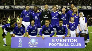 Intense Everton FC Line-up at Goodison Park: UEFA Cup Showdown Against SK Brann Bergen