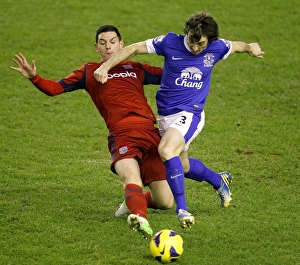 Intense Rivalry: Baines vs Dorrans - Everton vs West Bromwich Albion, Premier League, Goodison Park (30-01-2013)