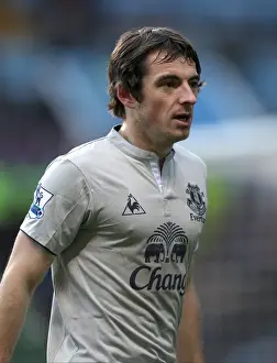 14 January 2012, Aston Villa V Everton Prints: The Intense Rivalry: Everton's Leighton Baines in Action vs