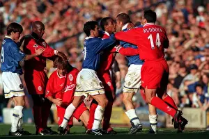 Intense Rivalry: Ferguson vs Ince Clash at Everton v Liverpool, 18.10.97
