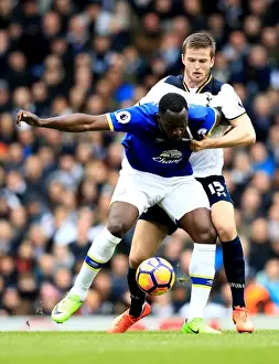 Framed Print : Intense Rivalry: Lukaku vs. Dier - Tottenham Hotspur vs. Everton, Premier League Framed Print : Intense Rivalry: Lukaku vs. Dier - Tottenham Hotspur vs. Everton, Premier League