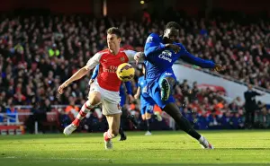 Framed Print : Intense Rivalry: Lukaku vs. Koscielny - Premier League Showdown: Arsenal vs. Everton Framed Print : Intense Rivalry: Lukaku vs. Koscielny - Premier League Showdown: Arsenal vs. Everton