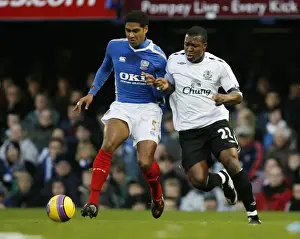 Intense Rivalry: Yakubu vs. Johnson - Portsmouth vs. Everton Premier League Clash, December 1, 2007