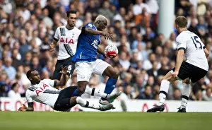 Tottenham Hotspur V Everton - White Hart Lane Prints: Intense Tackle: Danny Rose vs. Arouna Kone (Premier League: Tottenham Hotspur vs. Everton)