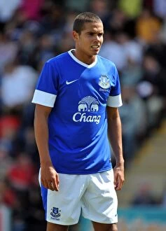 Images Dated 14th July 2012: Jack Rodwell in Action: Everton's Pre-Season Victory over Morecambe at Globe Arena