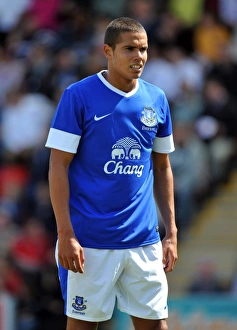 Pre Season Friendly - Morecambe V Everton - Globe Arena Prints: Jack Rodwell in Action: Everton's Pre-Season Victory over Morecambe at Globe Arena