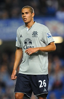 15 October 2011 Chelsea V Everton Prints: Jack Rodwell at Stamford Bridge: Everton vs