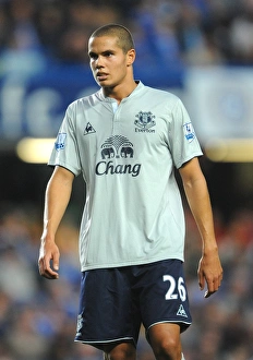 15 October 2011 Chelsea V Everton Prints: Jack Rodwell at Stamford Bridge: Everton vs Chelsea