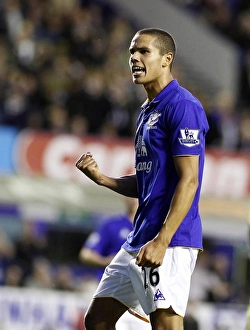 24 August 2011, Carling Cup Round 2 V Sheffield United Prints: Jack Rodwell's Embarrassing Own Goal: Everton's Shocking Carling Cup Defeat to Sheffield United