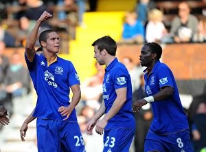 23 October 2011 Fulham v Everton Collection: Jack Rodwell's Third Goal: Everton's Triumph Over Fulham in Barclays Premier League (October 23)