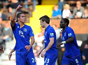 Jack Rodwell's Third Goal: Everton's Triumph Over Fulham in Barclays Premier League (October 23, 2011)
