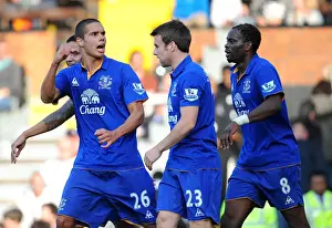 23 October 2011 Fulham V Everton Prints: Jack Rodwell's Third Goal: Everton's Victory Against Fulham in Barclays Premier League (23 October 2011)