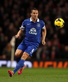 Images Dated 4th December 2013: Jagielka's Victory: Everton's 1-0 Triumph over Manchester United at Old Trafford