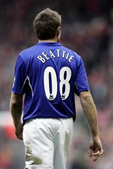 Liverpool v Everton Collection: James Beattie