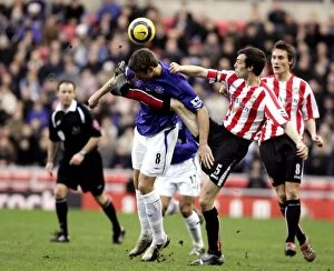 Images Dated 31st December 2005: James Beattie: Triumphing Over Early Challenges at Everton Football Club