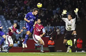 James Beattie's Heart-Stopping Near-Miss: A Thwarted Goal Attempt for Everton FC (First Half)