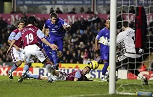 Images Dated 26th December 2005: James Beattie's Heartbreaking Missed Goal Opportunity with Everton FC