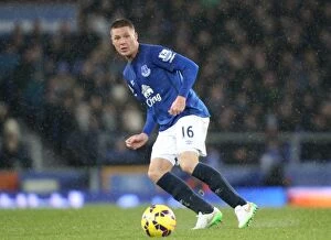 Images Dated 26th December 2014: James McCarthy in Action: Everton vs Stoke City, Premier League - Goodison Park
