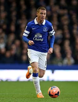 FA Cup : Round 3 : Everton 4 v Queens Park Rangers 0 : Goodison Park : 04-01-0214 Collection: James McCarthy's FA Cup Triumph: Everton's 4-0 Victory Over Queens Park Rangers (2014)