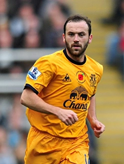 James McFadden in Action: Everton vs. Newcastle United, Premier League (November 2011, St. James Park)