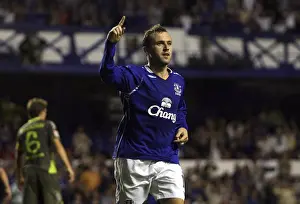 James McFadden: Everton Football Club's Determined Striker