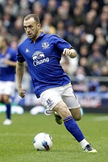 Images Dated 31st March 2012: James McFadden's Dramatic Winner: Everton Triumphs Over West Bromwich Albion at Goodison Park