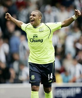 Images Dated 23rd August 2008: James Vaughan's Thrilling Winning Goal: Everton at The Hawthorns vs West Bromwich Albion