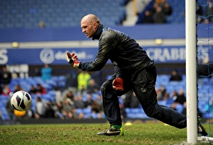 Everton 2 V Manchester City 0 : Goodison Park : 16-03-2013 Prints: Jan Mucha's Heroic Performance: Everton's 2-0 Victory Over Manchester City (16-03-2013)