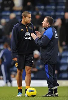 01 January 2012, West Bromwich Albion V Everton Prints: January Showdown: Rodwell's Leadership at The Hawthorns - Everton vs