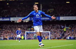 Jelavic Brace: Everton's Double Strike Against Fulham (Everton 2-0), Barclays Premier League, Goodison Park (28 April 2012)