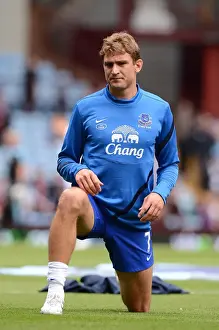 Aston Villa 1 V Everton 3: Villa Park: 25-08-2012 Prints: Jelavic Braces: Everton's Triumph over Aston Villa - 3-1 in the Barclays Premier League (25-08-2012)