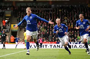 07 April 2012 V Norwich City, Carrow Road Prints: Jelavic Doubles Up: Everton's Victory Over Norwich City (07 April 2012)