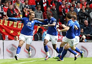 FA Cup - Semi Final - Liverpool V Everton - 14 April 2012 Prints: Jelavic Scores Epic Opener: Everton vs