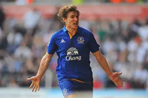 24 March 2012 V Swansea City, Liberty Stadium Prints: Jelavic Scores Everton's Second Goal: Swansea City vs