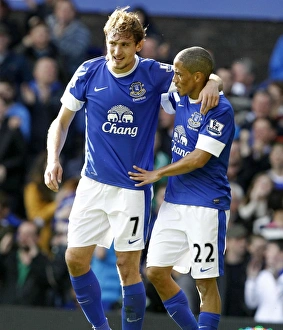 Everton 3 V Southampton 1 : Goodison Park : 29-09-2012 Prints: Jelavic Scores First: Everton's 3-1 Victory Over Southampton (September 2012)