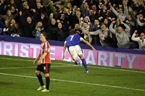 Everton 2 V Sunderland 1 : Goodison Park : 10-11-2012 Prints: Jelavic Strikes Again: Everton's Second Goal vs. Sunderland (10-11-2012)