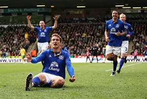 07 April 2012 V Norwich City, Carrow Road Prints: Jelavic's Brace: Everton Secures Victory Over Norwich City (07 April 2012, BPL)