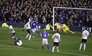 Everton 2 V Tottenham Hotspur 1 : Goodison Park : 09-12-2012 Prints: Jelavic's Brace: Everton's Thrilling 2-1 Comeback Victory Over Tottenham Hotspur (9-12-2012)