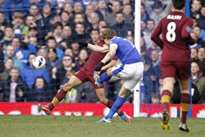 Everton 2 V Manchester City 0 : Goodison Park : 16-03-2013 Prints: Jelavic's Brace: Everton's Triumph over Manchester City (16-03-2013)