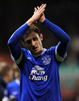 Stoke City 1 V Everton 1 : Britannia Stadium : 15-12-2012 Prints: Jelavic's Brilliant Performance: Everton vs Stoke City - A 1:1 Draw at Britannia Stadium (Premier League)