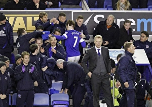 Everton 2 V Tottenham Hotspur 1 : Goodison Park : 09-12-2012 Prints: Jelavic's Double: Everton's Thrilling Victory Over Tottenham Hotspur in the Barclays Premier League (December 9)
