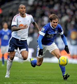 Images Dated 26th January 2013: Jelavic's Dramatic FA Cup Winner: Everton Triumph Over Bolton at Reebok Stadium