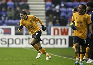 Framed Print : Jelavic's Premier League Debut: Everton's Substitution Against Wigan Athletic (04 February 2012) Framed Print : Jelavic's Premier League Debut: Everton's Substitution Against Wigan Athletic (04 February 2012)