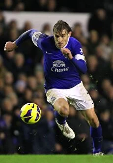 Images Dated 26th December 2012: Jelavic's Strike: Everton's Triumph Over Wigan Athletic in the Barclays Premier League