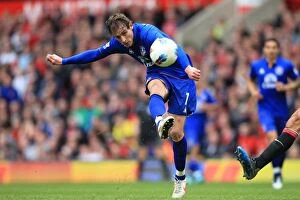 22 April 2012 v Manchester United, Old Trafford Collection: Jelavic's Stunner: Everton's Historic Win at Old Trafford vs