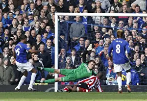 26 February 2011 Everton V Sunderland Prints: Jermaine Beckford's Brace: Everton's 2-0 Victory Over Sunderland (Premier League)