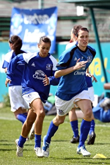 Everton Ladies Prints: Jill Scott's Arrival: Everton Ladies vs