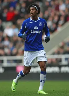 Newcastle V Everton Prints: Jo in Action: Everton vs Newcastle United (Premier League, 2008-2009 Season, Game 22)